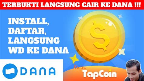 REVIEW APLIKASI TAP COIN PENGHASIL SALDO DANA TERBARU GRATIS TERBUKTI