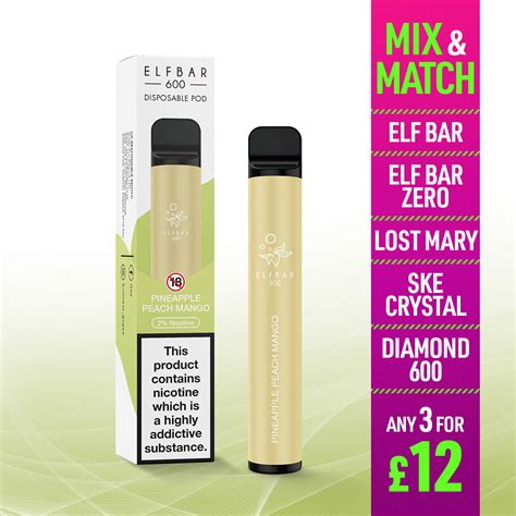 Elf Bar Pineapple Peach Mango Disposable Vape Jenson