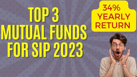 Sip Best Plan 2023 I Top 3 Mutual Funds For Sip I Mutual Fund For Beginners I Best 5 Years Sip