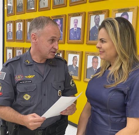 Deputada Carla Morando faz indicação para aumento do efetivo da Polícia