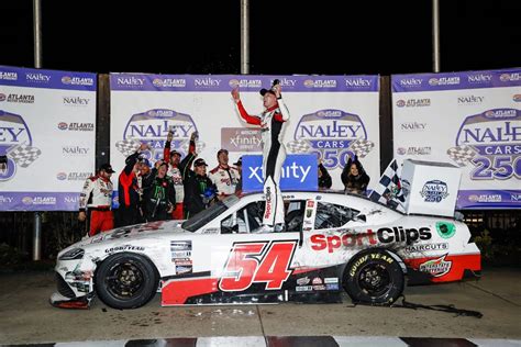 Nascar Ty Gibbs Takes Nalley Cars Victory In Double Overtime