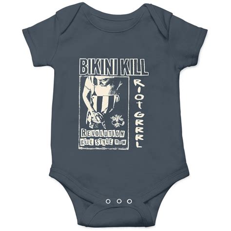 Bikini Kill Band Vintage Art Onesies Sold By Garima Chhabra SKU OFF Printerval