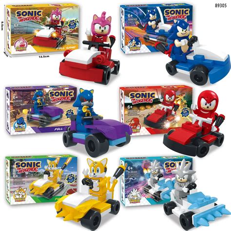 Sonic The Hedgehog Assembly Racing Building Block Super Sonic Puzzle