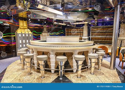 Carnival Elation Piano Bar Editorial Stock Photo Image Of Trip 175111938