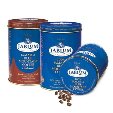 Jablum Classic Roasted Ground 8oz Tin Jamaica Blue Mountain Coffee