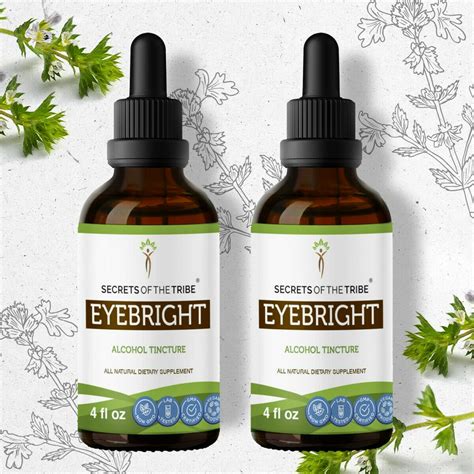 Eyebright Tincture Alcohol Extract Responsibly Farmed Organic