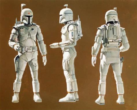 Star Wars Test Footage Reveals Boba Fetts Original All White Armor