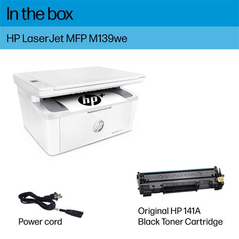 Hp Laserjet Mfp M139we Wireless Black And White Laser Printer With 6 Months Of Instant Ink