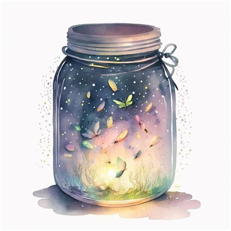 Premium Ai Image There Is A Jar With A Lot Of Butterflies In It Generative Ai