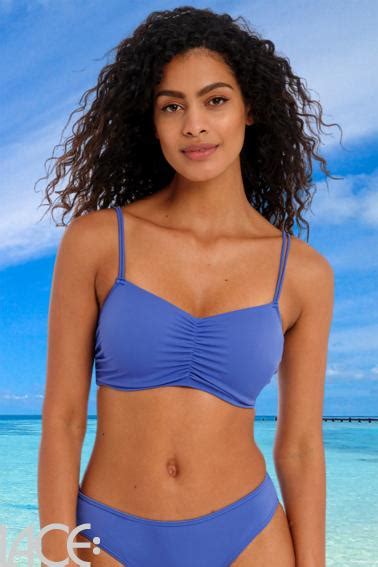 Lace Freya Swim Jewel Cove Bikini Bandeau Bh E I Sk L Plain Azure