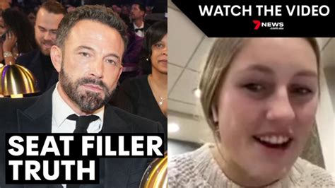 Seat Filler Shares Truth Behind Jlo And Ben Affleck At The Grammys 7news