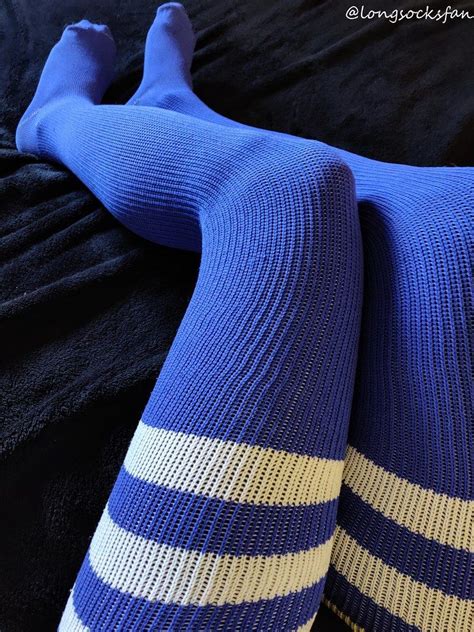 Blue American Apparel Thigh High Socks Artofit