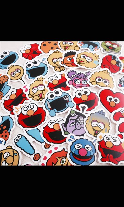 Po S Sesame Street Sticker Books And Stationery Stationery On Carousell