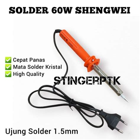 Jual Solder Soldering Iron Watt Sheng Wei Mata Runcing Mm Shopee