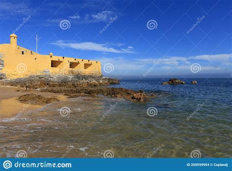 Portugal, Lisbon, Oeiras. the Historical Fort of Our Lady of Porto Salvo. Stock Photo - Image of ...