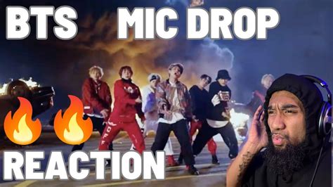 First Time Reacting To Bts Bts Mic Drop Steve Aoki Remix