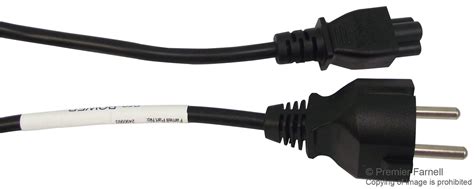 Gw Multicomp Pro Mains Power Cord Cee Plug To Iec C