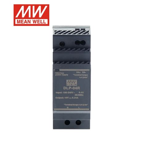 Mean Well DLP 04R DALI Bus Power Supply AC90 305V Input Rail DIN DALI