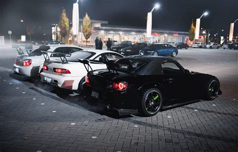 Black Convertible Coupe Subaru WRX Honda S2000 Acura Integra Type R