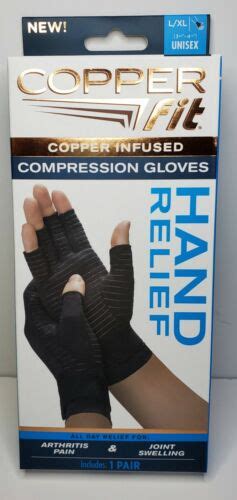 Buy Copper Fit Hand Relief Compression Gloves Largeextra Large As Seen On Tv Online At