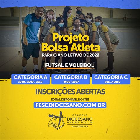 Projeto Bolsa Atleta Col Gio Diocesano