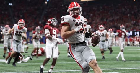 Georgia Football Te Brock Bowers Is A Slam Dunk Top 10 In 2024 Nfl