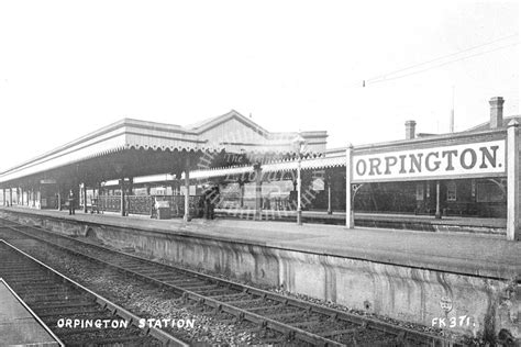 The Transport Library SER Orpington Towards London Postcard View C