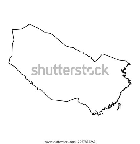 Vasterbotten County Map Province Sweden Vector Stock Vector (Royalty ...