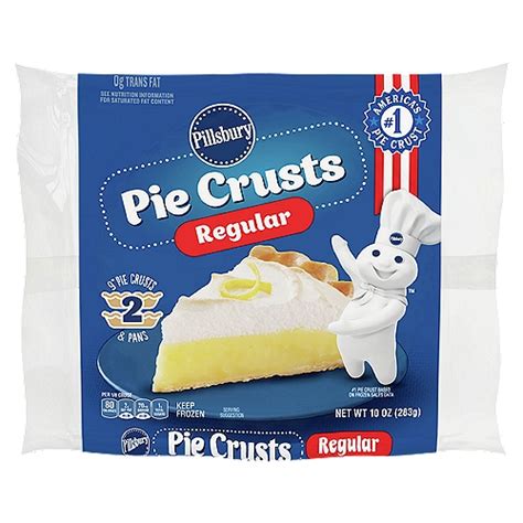 Pillsbury Regular Pie Crusts And Pans 2 Count 10 Oz