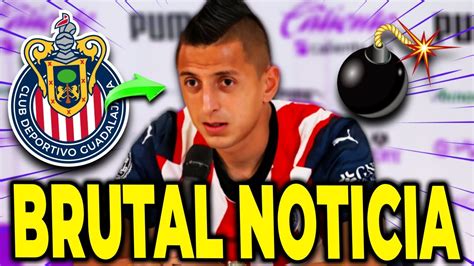 🚨¡piojo Alvarado Acaba De Confirmar Esta Brutal Noticia Para Chivas