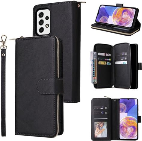 Bookcover Cards Wallet Etui Hoes Geschikt Voor Samsung A