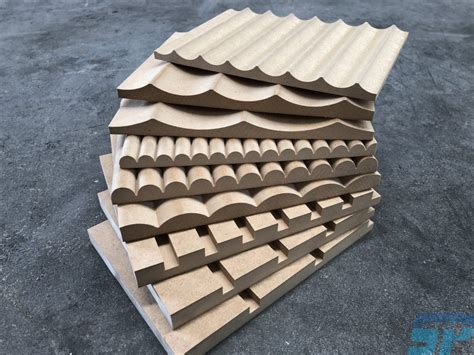 Textured Mdf Scandinavian Profiles Machining Fabricating Building