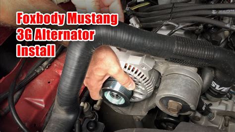 Foxbody Mustang 3g Alternator Conversion Upgrade Install Youtube