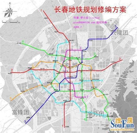 长春地铁规划高清图 长春地铁规划图2020 长春地铁地图 大山谷图库