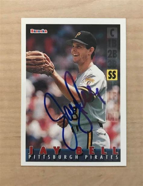 Amazon JAY BELL PITTSBURGH PIRATES SIGNED AUTOGRAPHED 1995 TOPPS