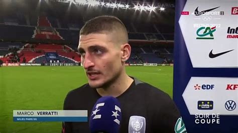 Marco Verratti après la défaite contre Nice On doit continuer de