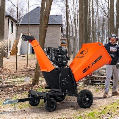 Dk In Hp Gas Powered Kohler Engine Chipper Shredder With