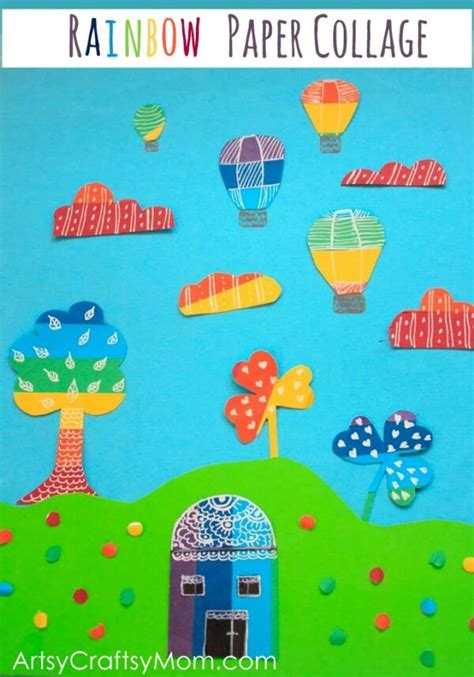 20+ Simple paper collage ideas for kids - Artsy Craftsy Mom