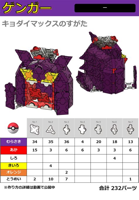 【laqラキュー × ポケモン】キョダイマックスゲンガーの作り方 現役システムエンジニアからのメッセージ