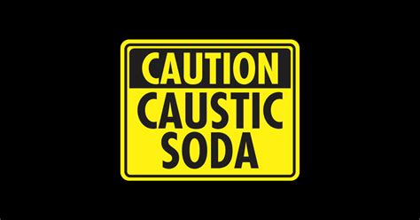 Caution Caustic Soda Return Of The Living Dead Sticker Teepublic