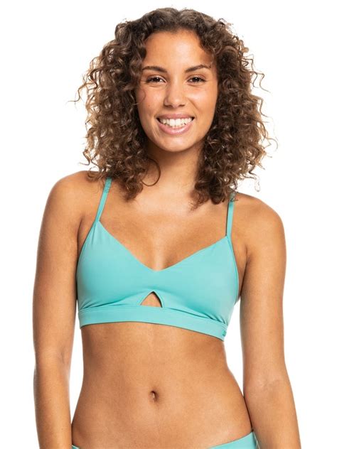 Roxy Love The Cross Step Bralette Bikini Top For Women Quiksilver