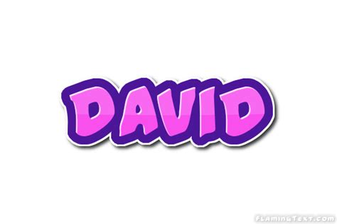 david Logo | Free Logo Design Tool from Flaming Text