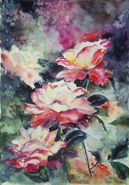 Rose Painting By Natalia Zhyzhko Jose Art Gallery