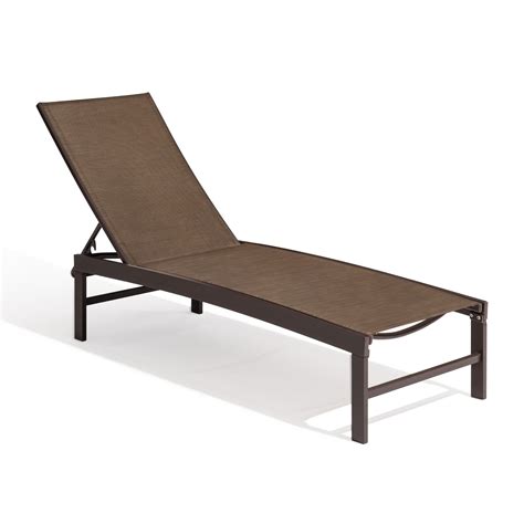 Aluminum Adjustable Chaise Lounge Patio Furniture At Lowes