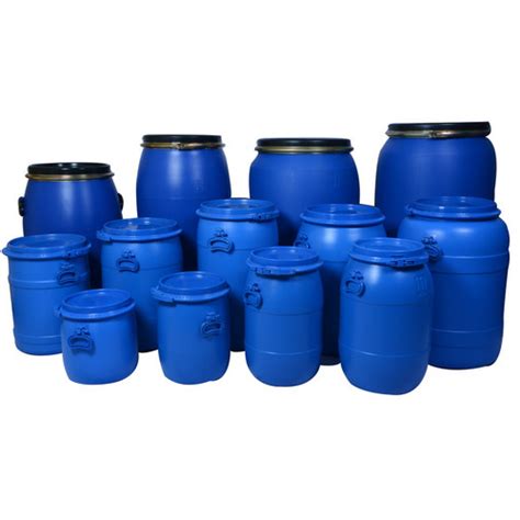 Blue Mitsu Chem HDPE Full Open Top Drums Mitsu Chem Plast Limited ID