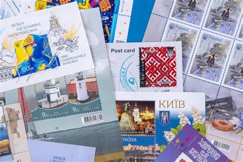 A Set Of Different Postage Stamps Of Ukraine For 2022 Ukrainian