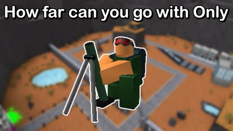 How Far Can You Go With Only Mortar Roblox Tower Battles YouTube