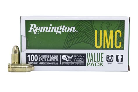 Remington 9mm 115 Gr Fmj Umc 100 Box Vance Outdoors