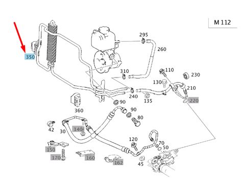 Mercedes Benz E W Servolenkung K Hlerleitung A Neu