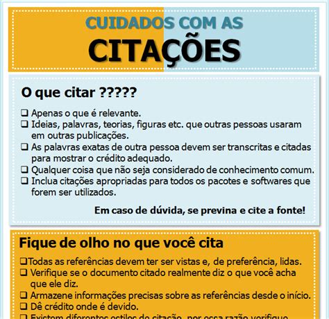 DICAS PARA VIDA ACADÊMICA BIBLIOTECA DO IPPUR UFRJ CITAÇÕES